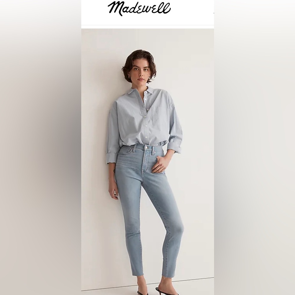 Madewell High-Rise Skinny Crop  Size 27